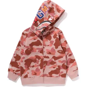 1ST CAMO SHARK ZIP HOODIE KIDS