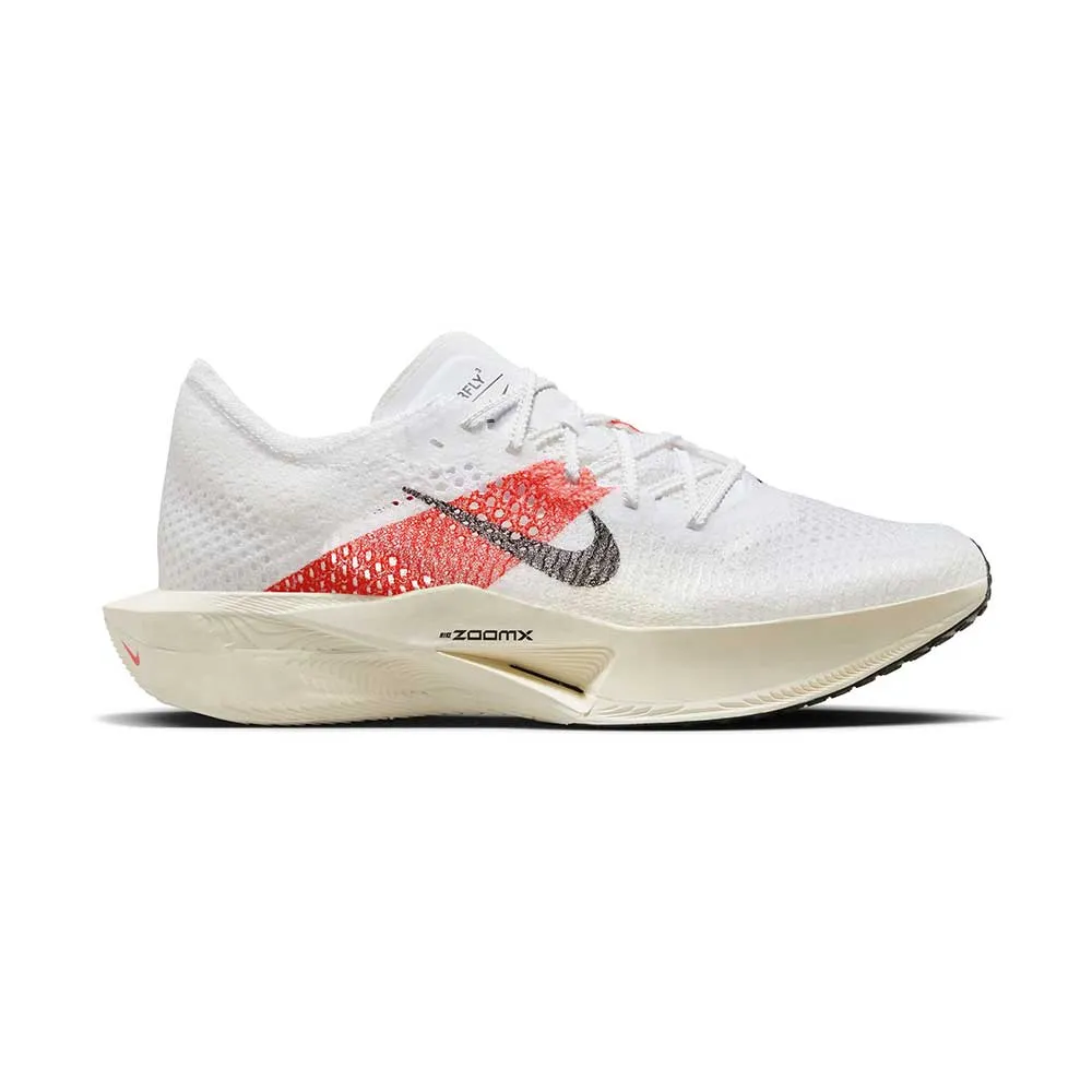 All Gender Nike ZoomX Vaporfly Next% 3 Eliud Kipchoge Running Shoe - White/Black/Chili Red - Regular (D)