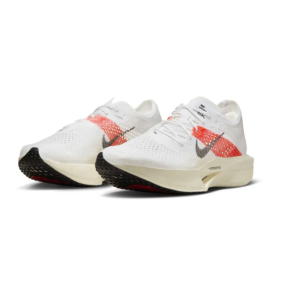 All Gender Nike ZoomX Vaporfly Next% 3 Eliud Kipchoge Running Shoe - White/Black/Chili Red - Regular (D)