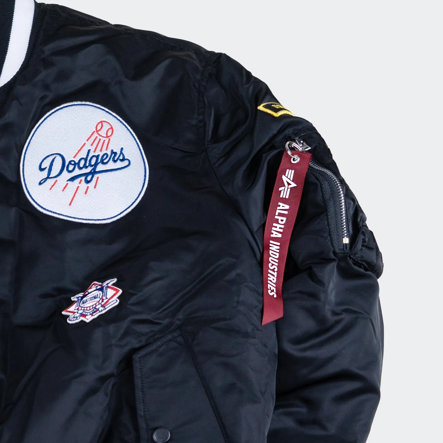 Alpha Industries x New Era Los Angeles Dodgers MA-1 Bomber Jacket Black