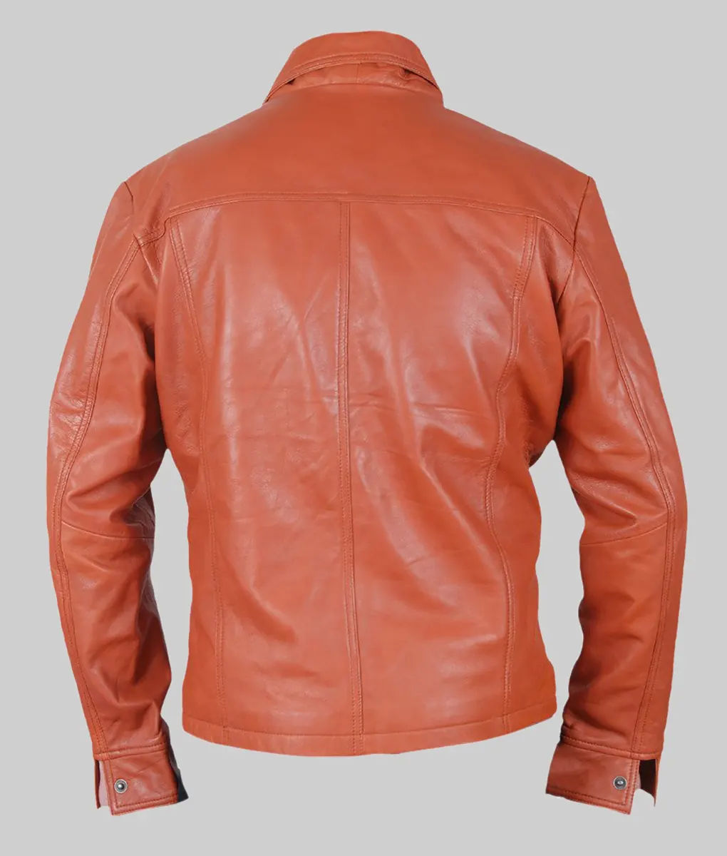 American Made Tom Cruise (Barry Seal) Brown Leather Jacket | TLC UK