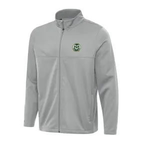 Antigua Colorado State Rams Gray Links 2 Full-Zip Golf Jacket