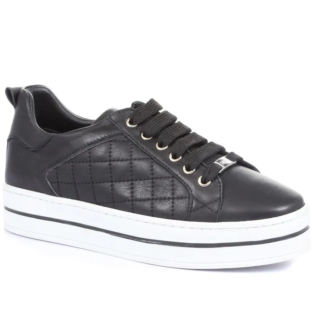 Arielle Leather Trainers - ARIELLE / 320 231