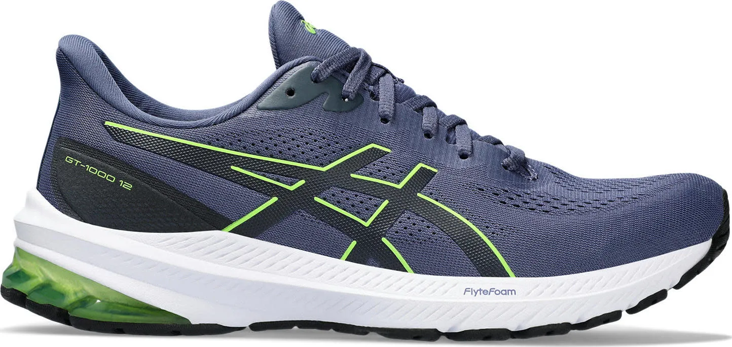 Asics Men's GT-1000 12 Thunder Blue/Electric Lime | Buy Asics Men's GT-1000 12 Thunder Blue/Electric Lime here | Outno