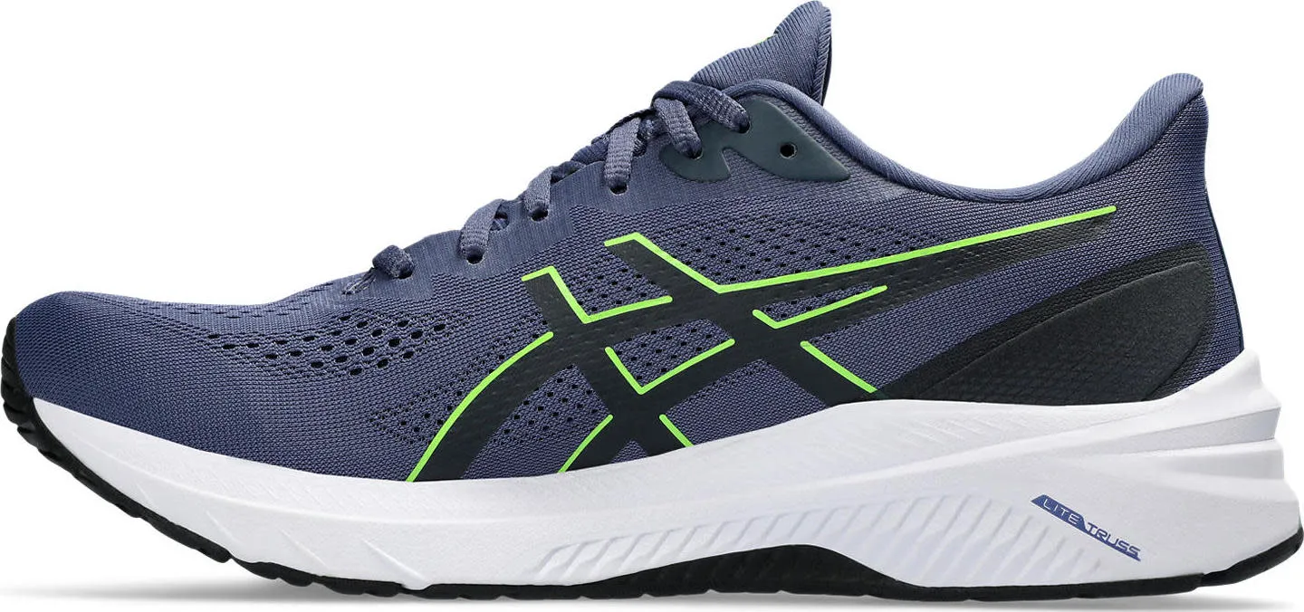 Asics Men's GT-1000 12 Thunder Blue/Electric Lime | Buy Asics Men's GT-1000 12 Thunder Blue/Electric Lime here | Outno