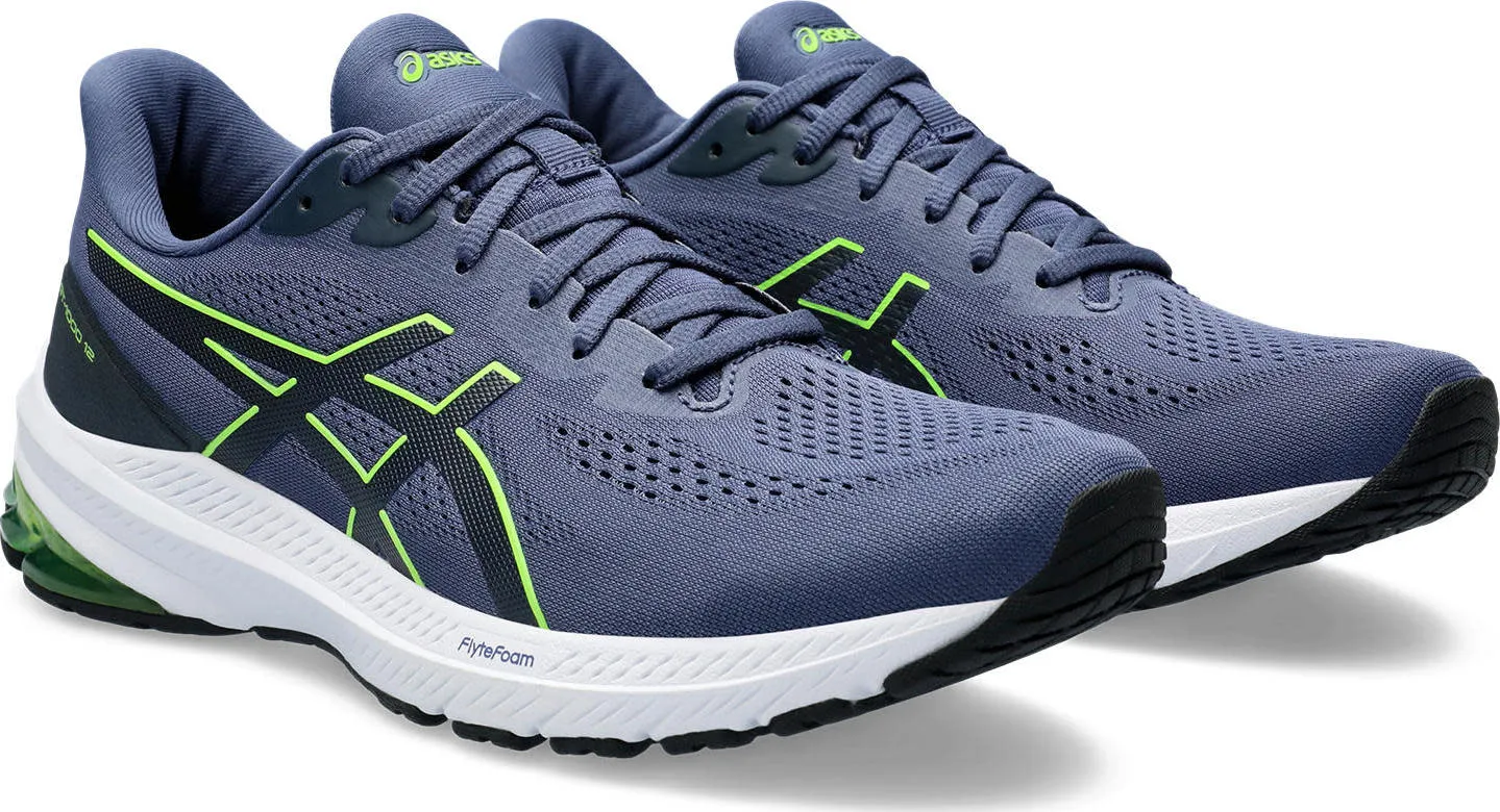 Asics Men's GT-1000 12 Thunder Blue/Electric Lime | Buy Asics Men's GT-1000 12 Thunder Blue/Electric Lime here | Outno