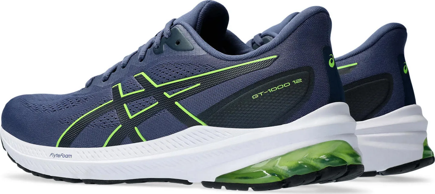 Asics Men's GT-1000 12 Thunder Blue/Electric Lime | Buy Asics Men's GT-1000 12 Thunder Blue/Electric Lime here | Outno