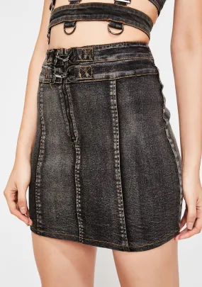 Atomic Crusher Denim Skirt-