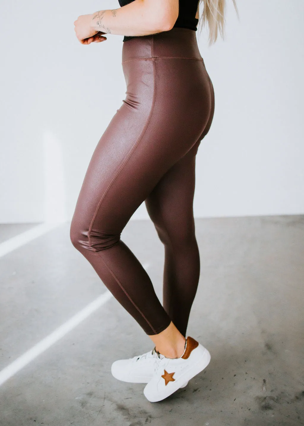 Ava Faux Leather Leggings