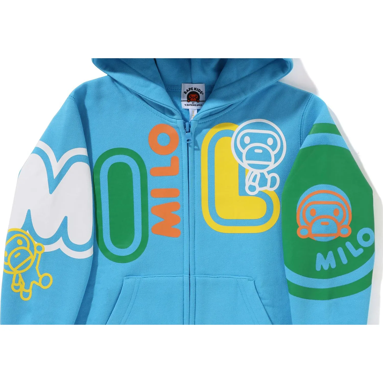 BABY MILO FONT ZIP HOODIE KIDS