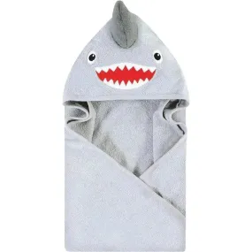 Baby Vision - Hudson Baby Unisex Baby Cotton Animal Face Hooded Towel, Shark