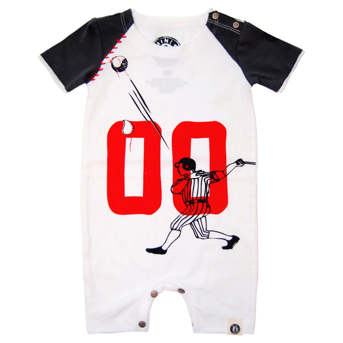 Baseball Slugger Romper by: Mini Shatsu