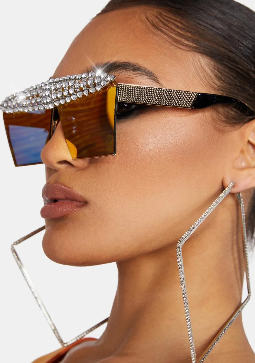 Be You Rhinestone Sunglasses-