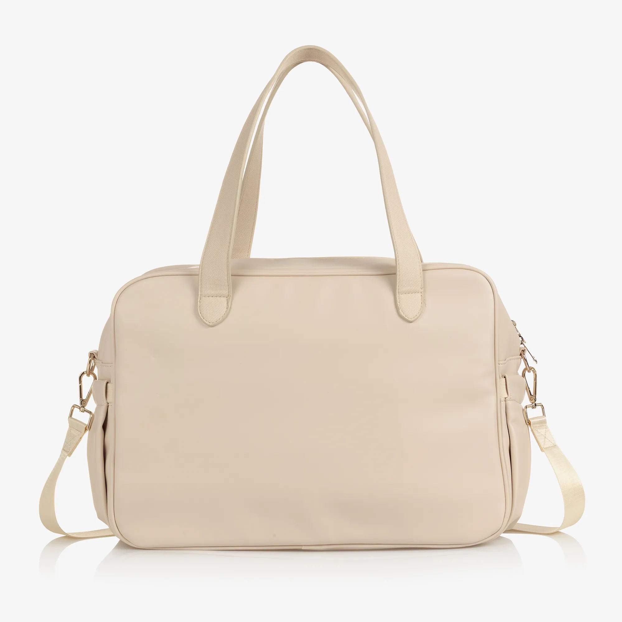 Beige Faux Leather Changing Bag (40cm)