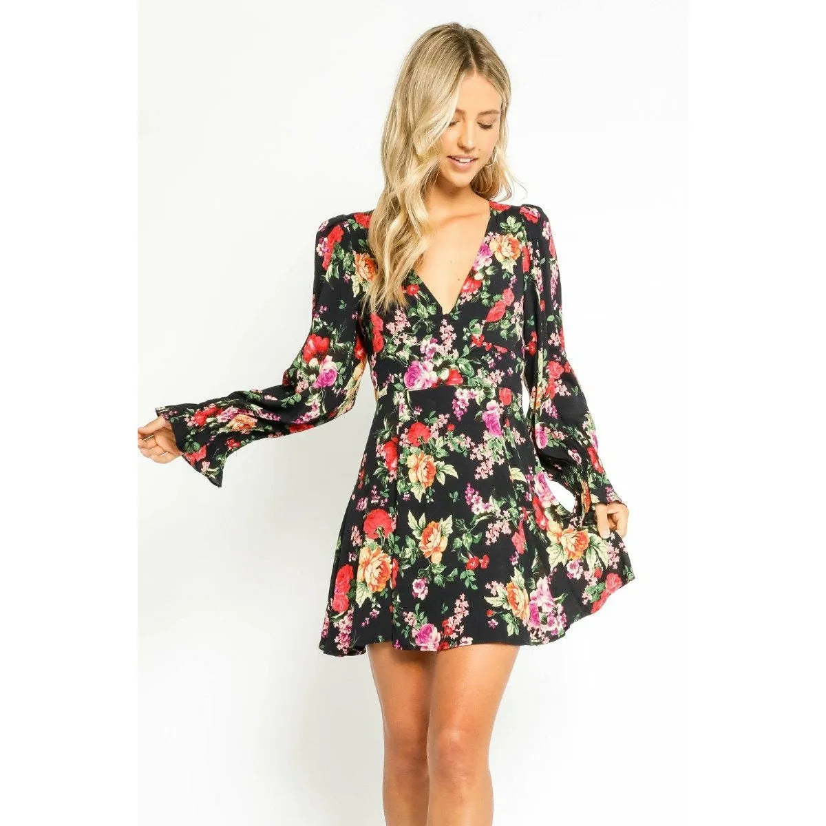 Bell Sleeve Dress