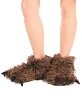 Big Foot Kid and Adult Paw Slipper Small