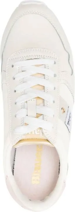 Blauer Millen panelled sneakers Neutrals