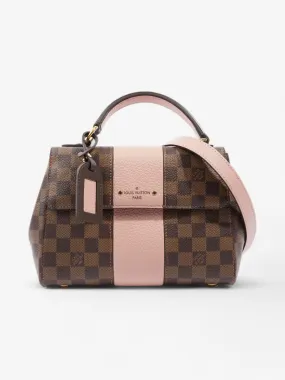 Bond Street Handbag Damier Ebene / Rose Ballerine Coated Canvas BB