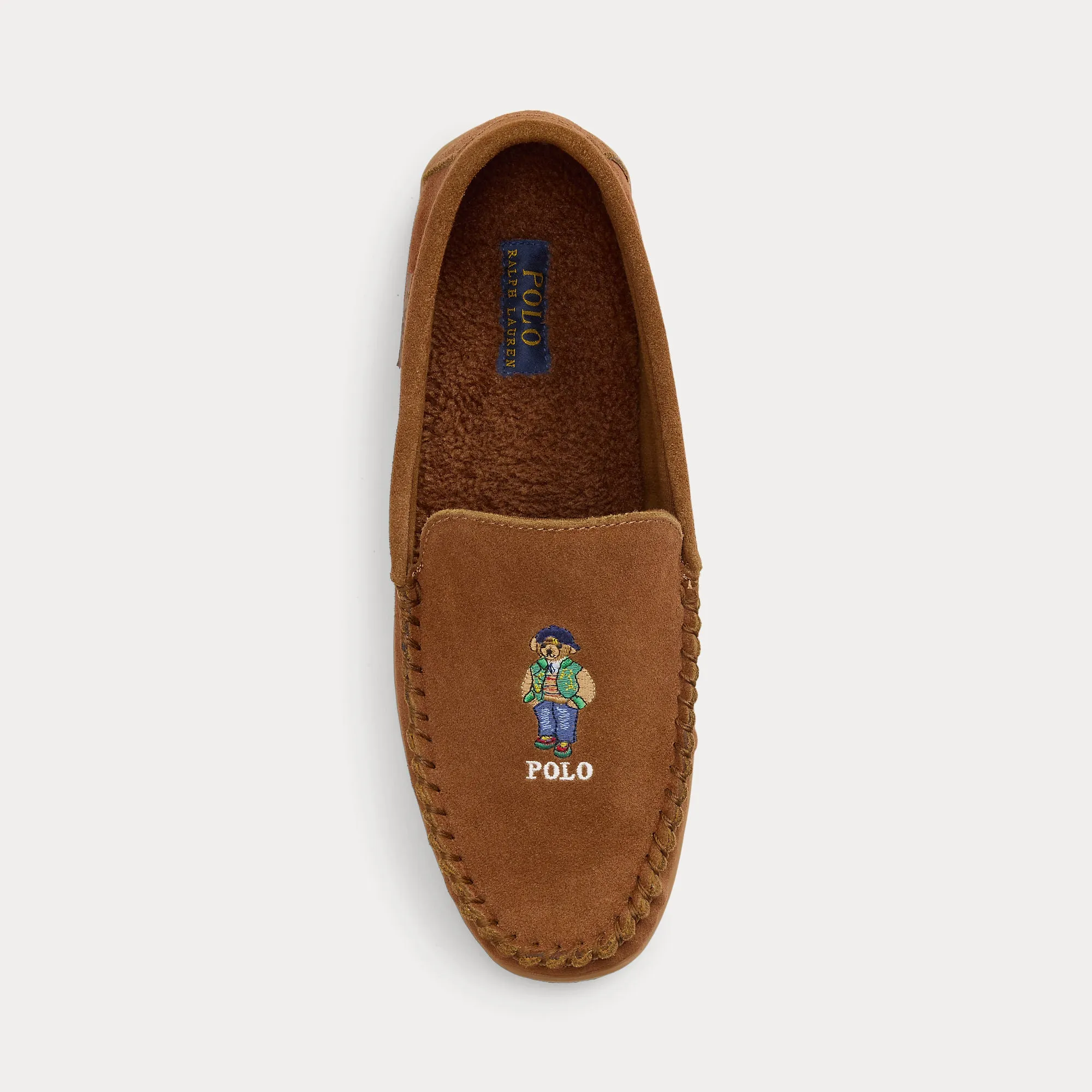 BRENAN POLO BEAR SUEDE SLIPPER