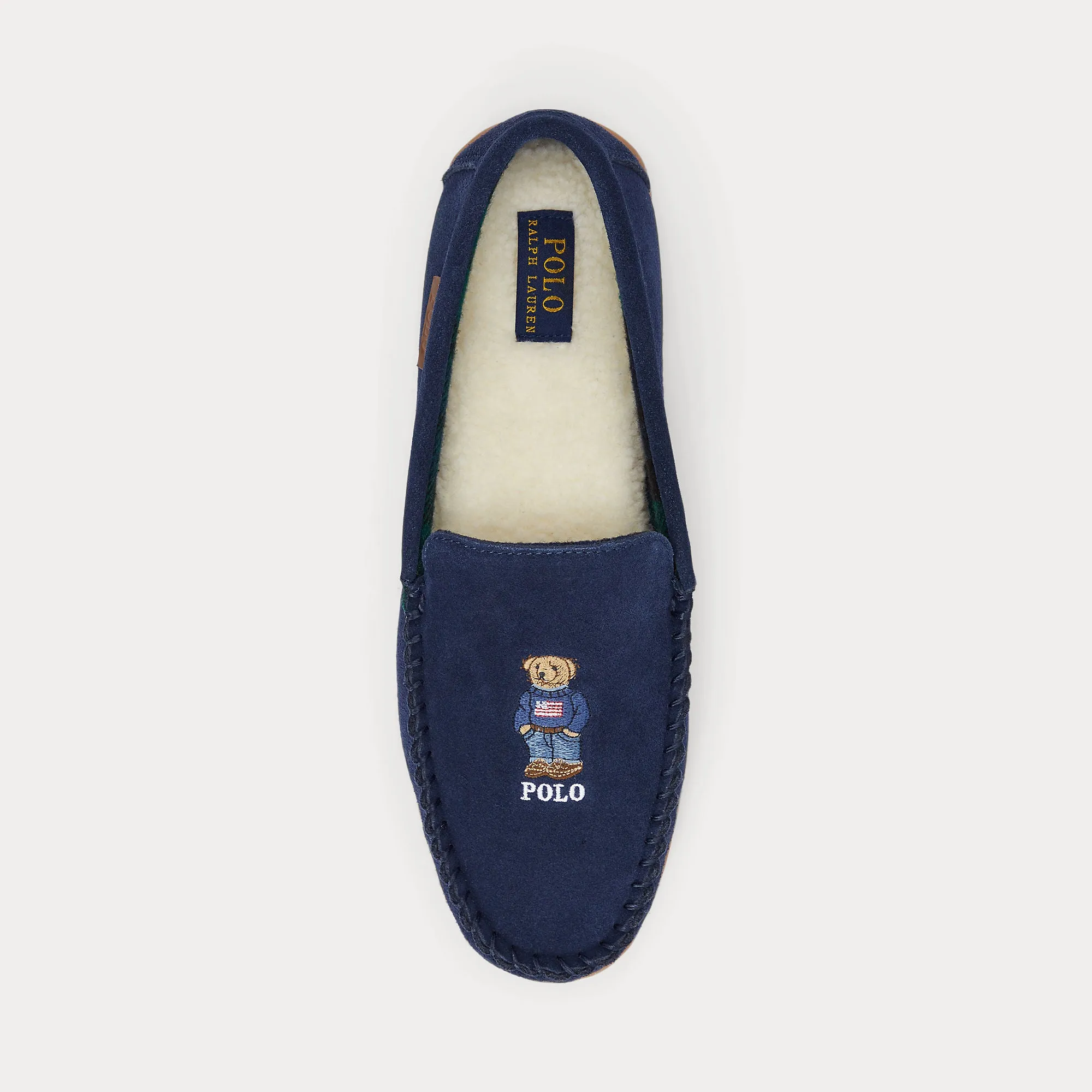 BRENAN POLO BEAR SUEDE SLIPPER