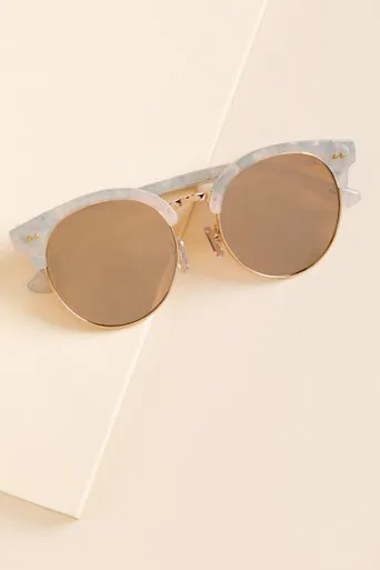 Brooke Marbled Frame Sunglasses