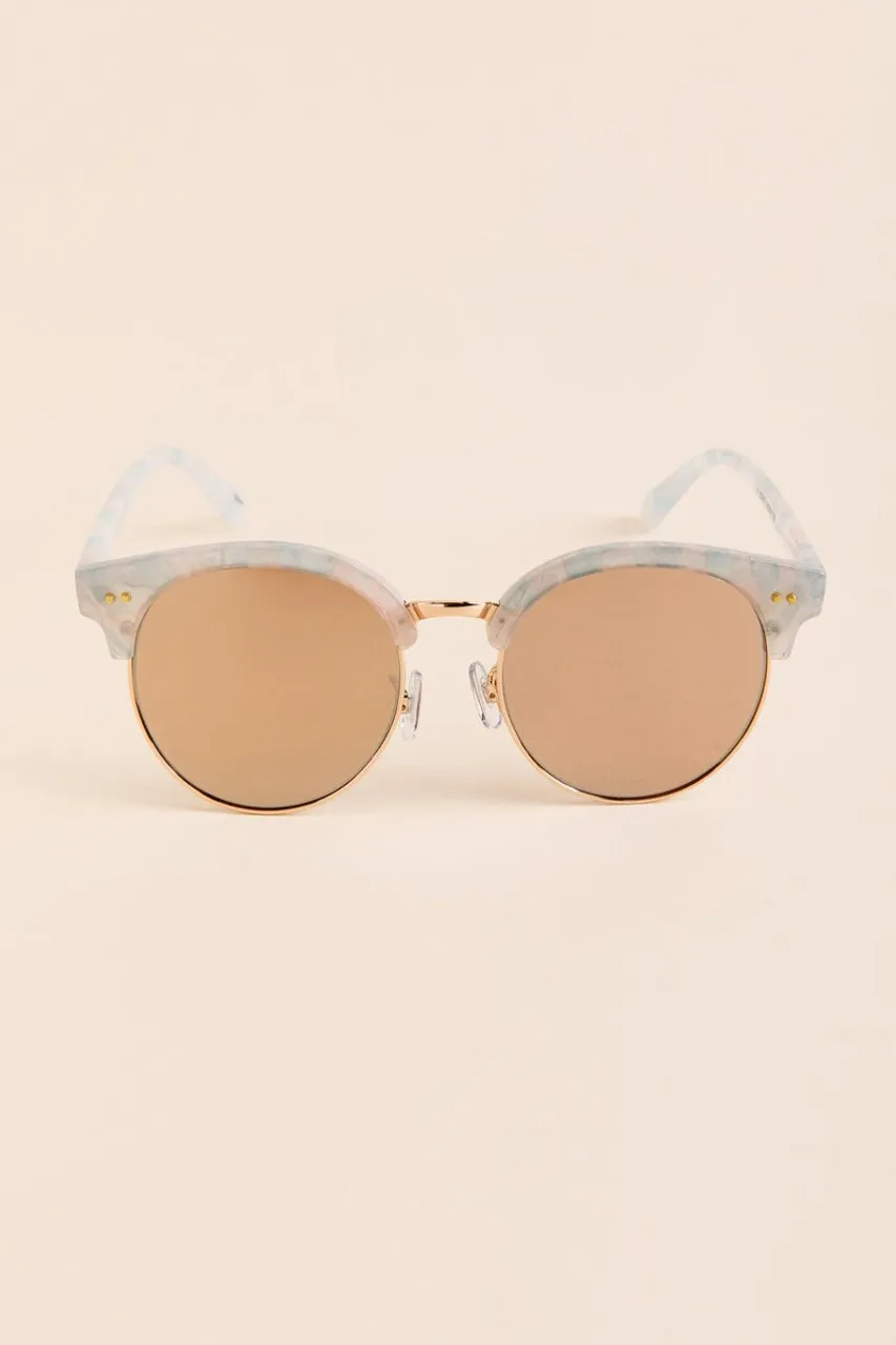 Brooke Marbled Frame Sunglasses