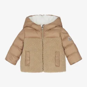 Brown Teddy Fleece Amin Hooded Coat