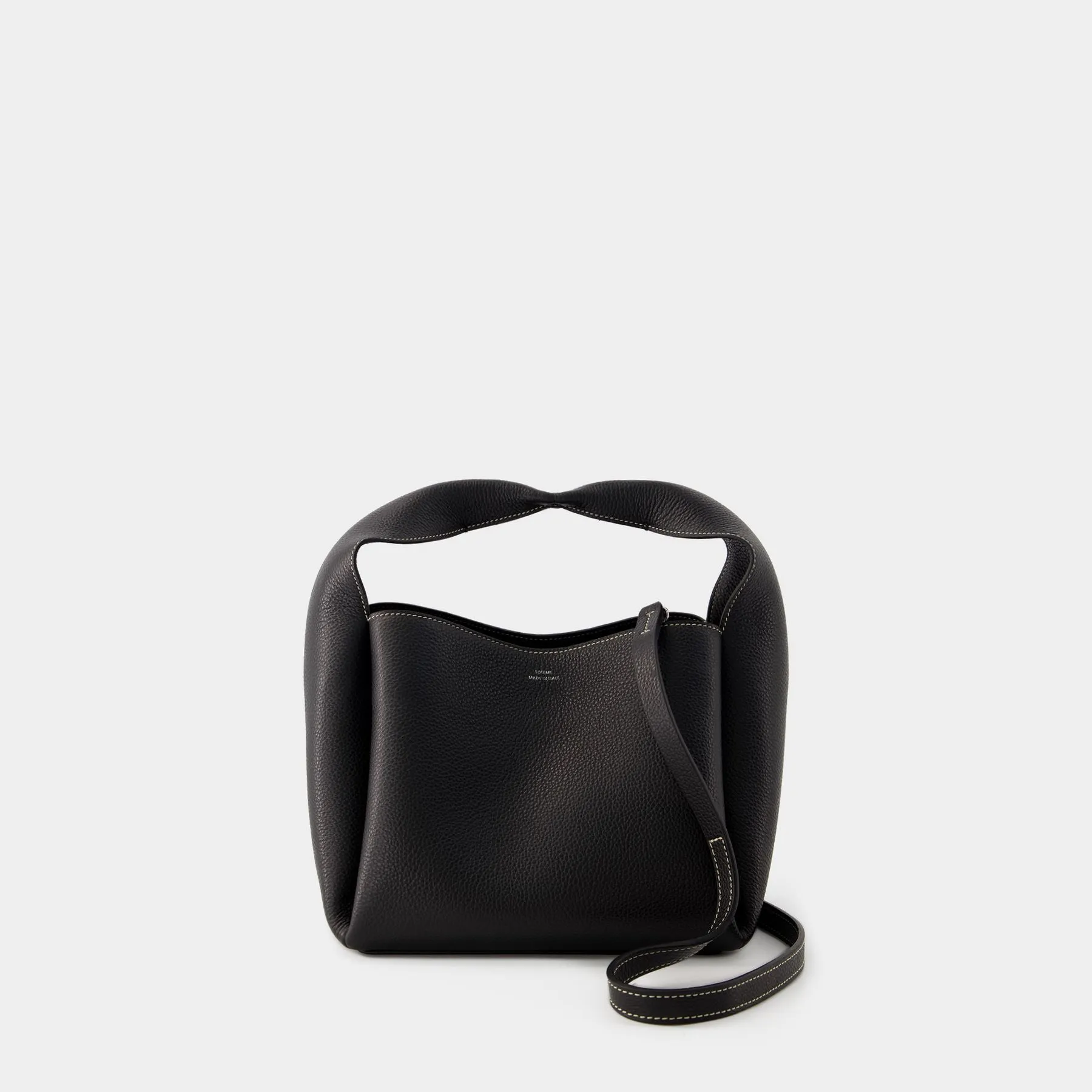 Bucket Bag - Toteme - Leather - Black