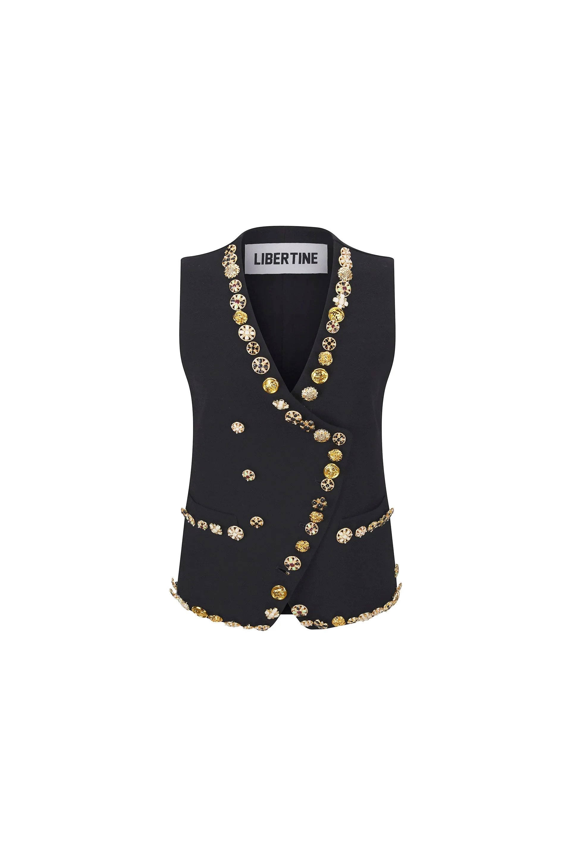 'BUTTON LUXE' WAISTCOAT