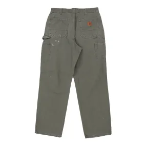 Carhartt Carpenter Trousers - 32W 32L Khaki Cotton