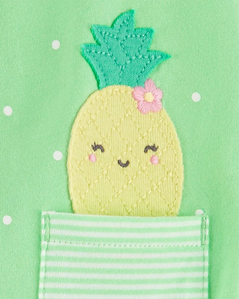 Carter's / OshKosh Baby Pineapple Cotton Romper