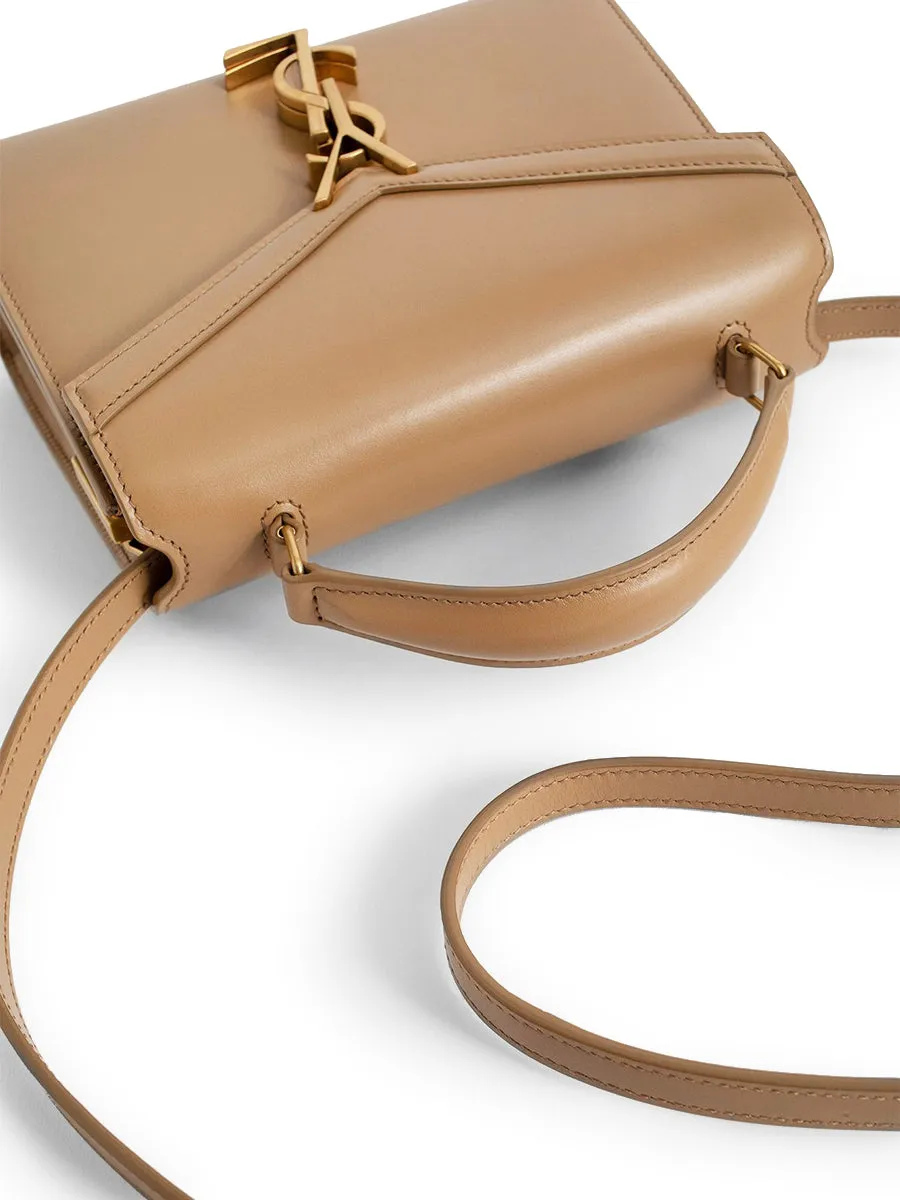 Cassandra Mini Top Handle Bag in Box Leather