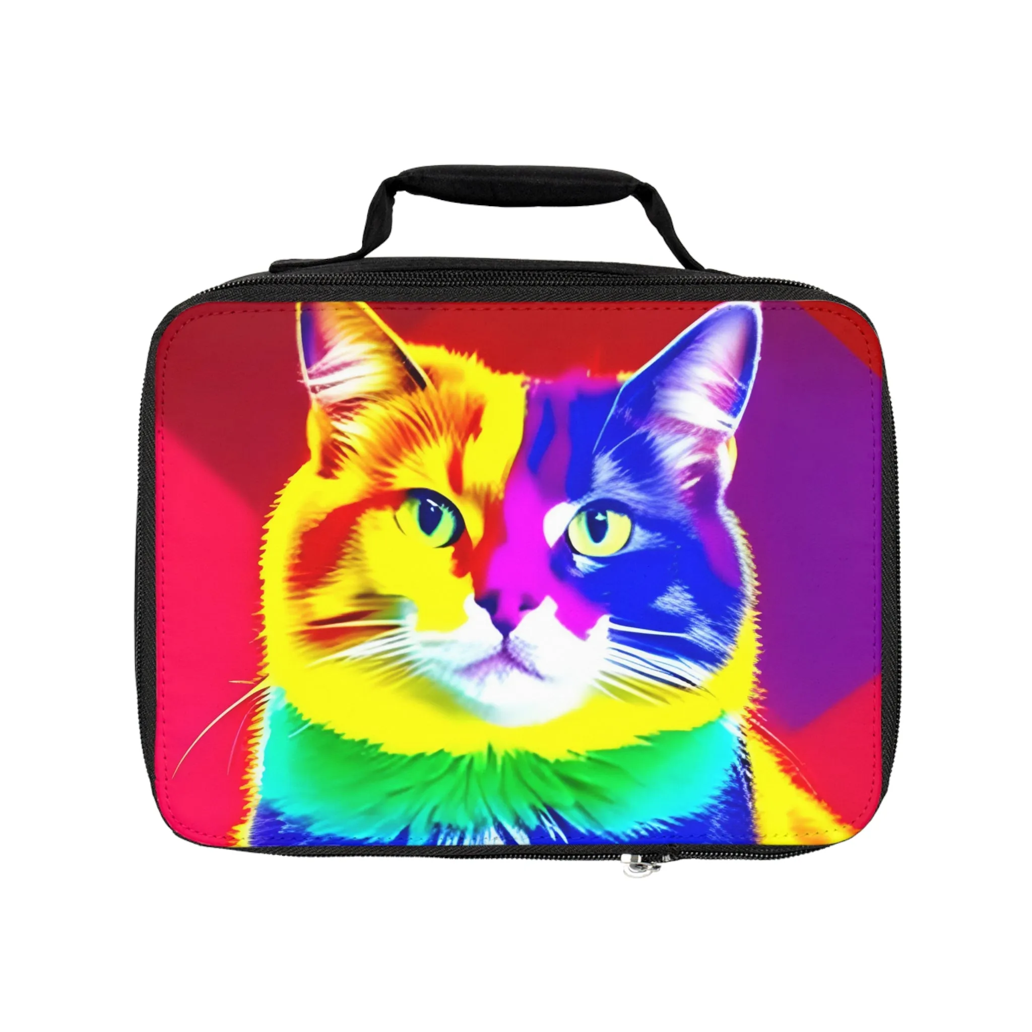 Cat LGBTQ Colorful Lunch Bag