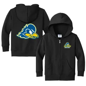 Chad & Jake  Delaware Fightin' Blue Hens Toddler Black Logo Full-Zip Hoodie Jacket