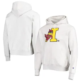 Champion Iowa State Cyclones Heathered Gray Team Vault Logo Reverse Weave Pullover Hoodie