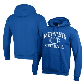 Champion  Memphis Tigers Royal Football Eco Powerblend Pullover Hoodie