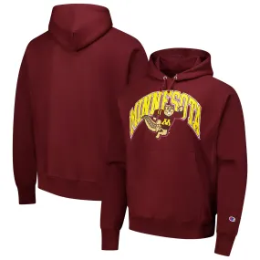 Champion Minnesota Golden Gophers Maroon Vault Late Night Reverse Weave Pullover Hoodie