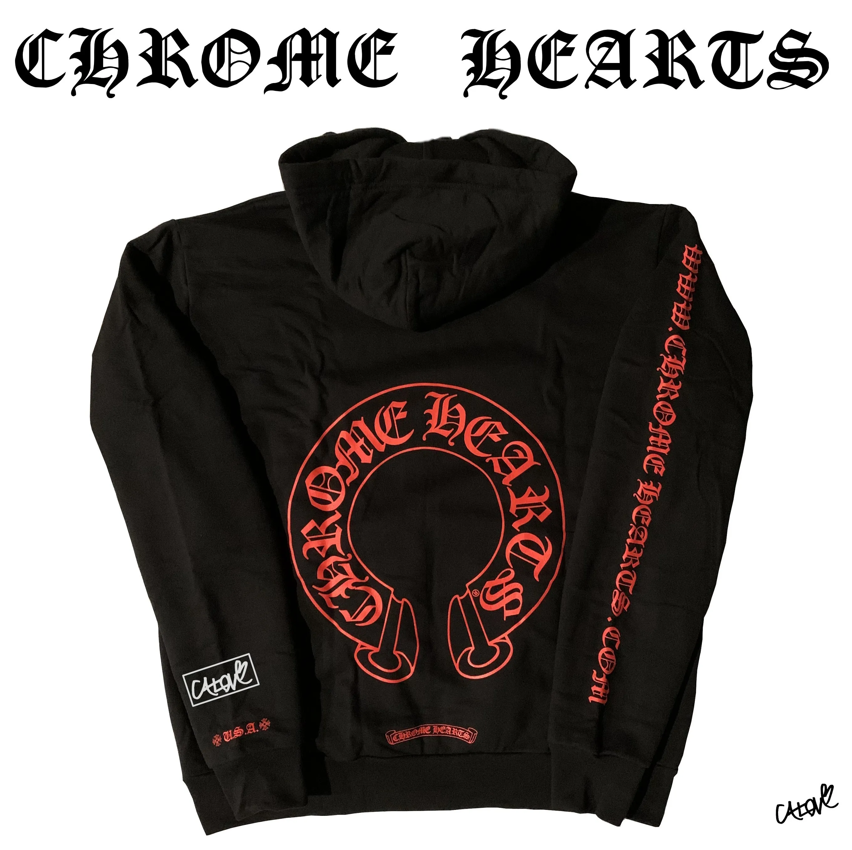 CHROME HEARTS  |Horseshoe Pullover Hoodie (Online Exclusive)