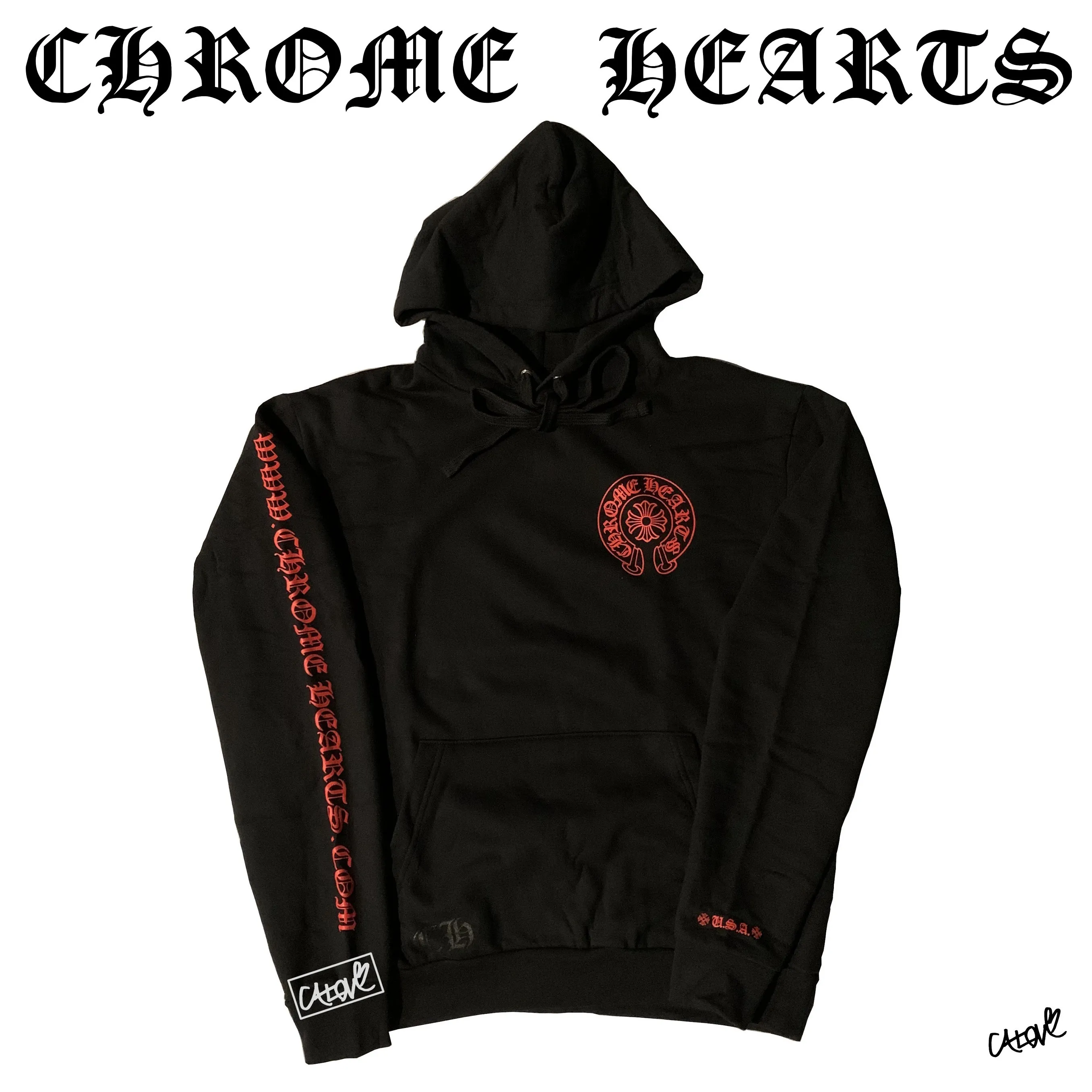 CHROME HEARTS  |Horseshoe Pullover Hoodie (Online Exclusive)