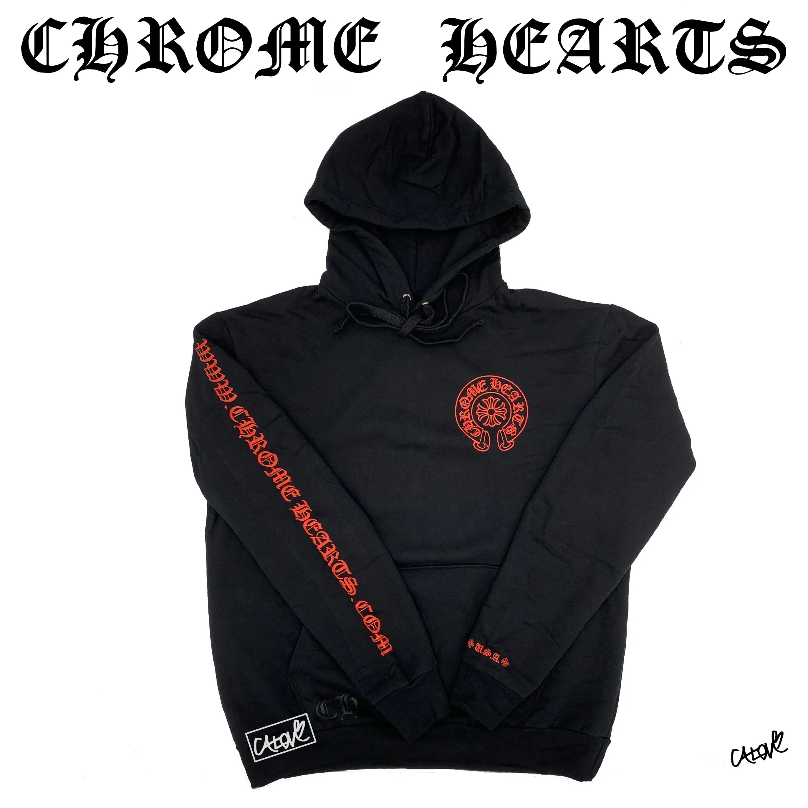 CHROME HEARTS  |Horseshoe Pullover Hoodie (Online Exclusive)