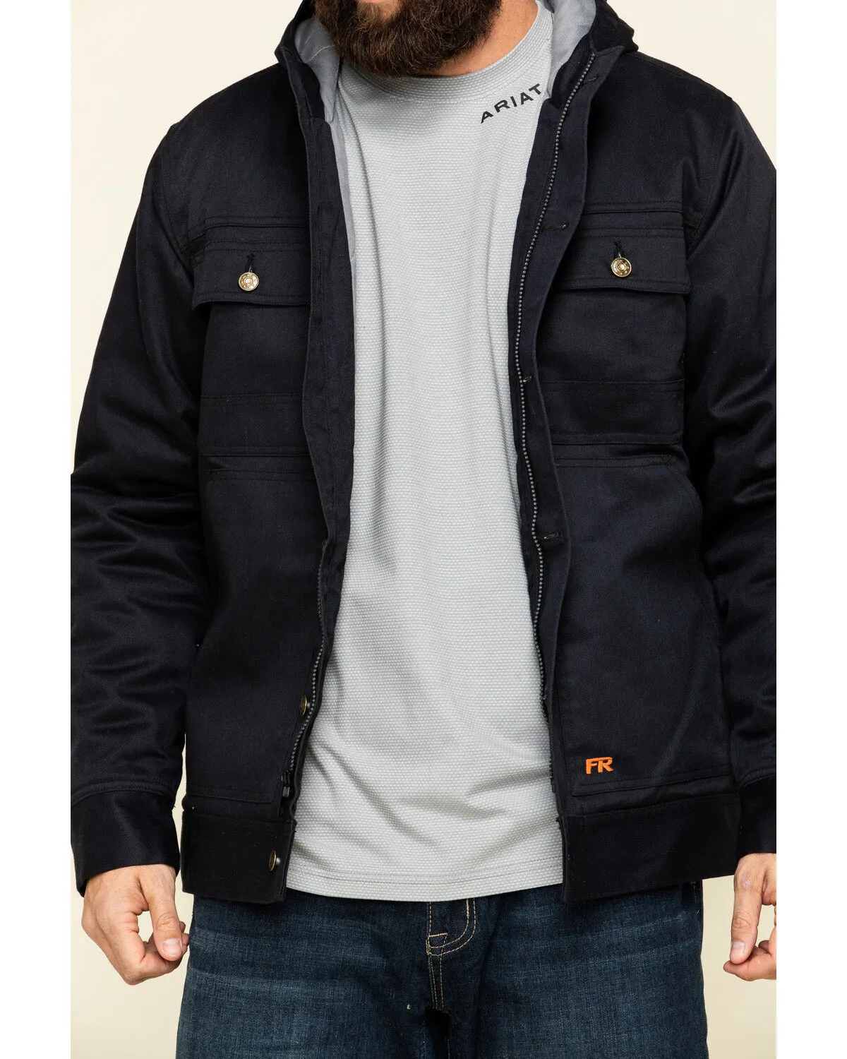 Cody James Men's FR Hooded Duck Work Jacket - Tall