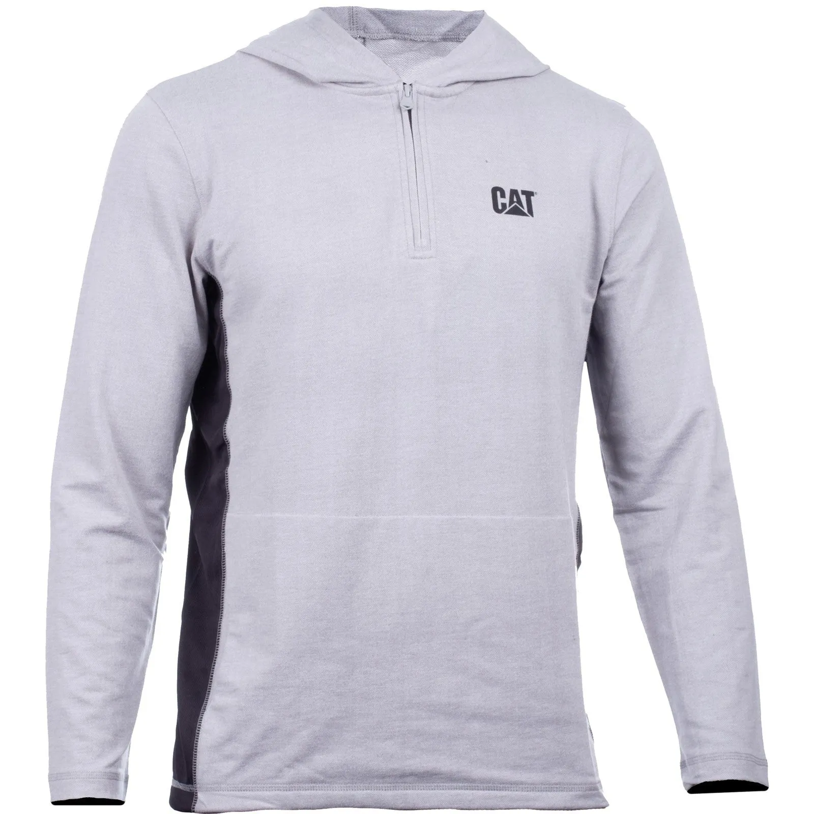 Coolmax Quarter Zip Hoodie  Heather Grey