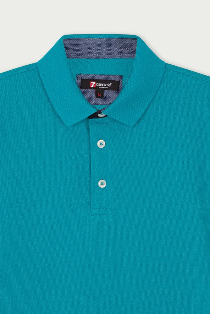 Cotton Man Polo Green