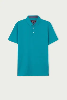 Cotton Man Polo Green