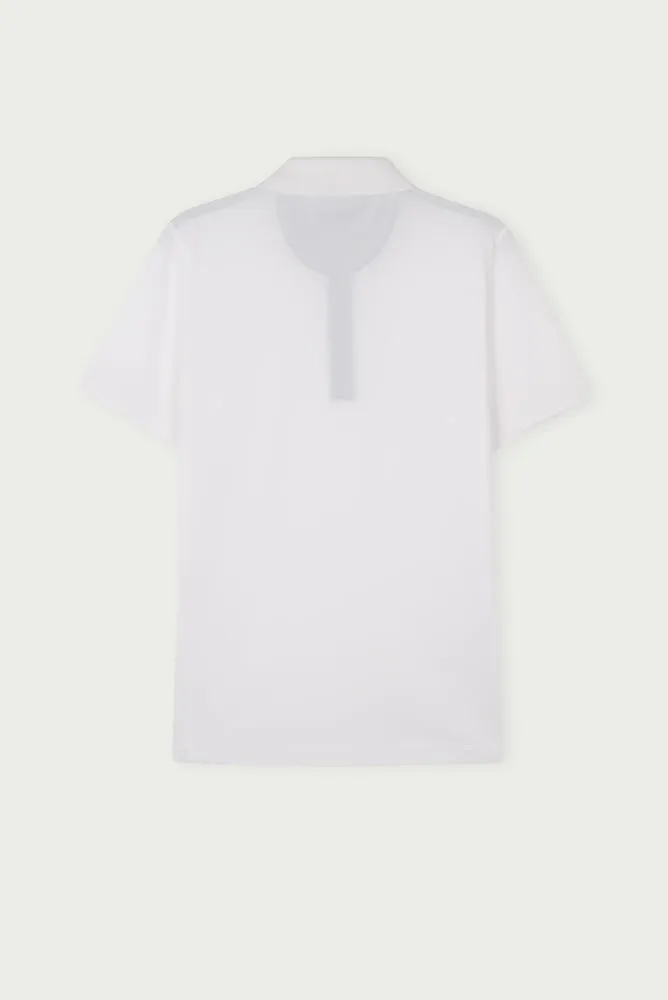 Cotton Man Polo White