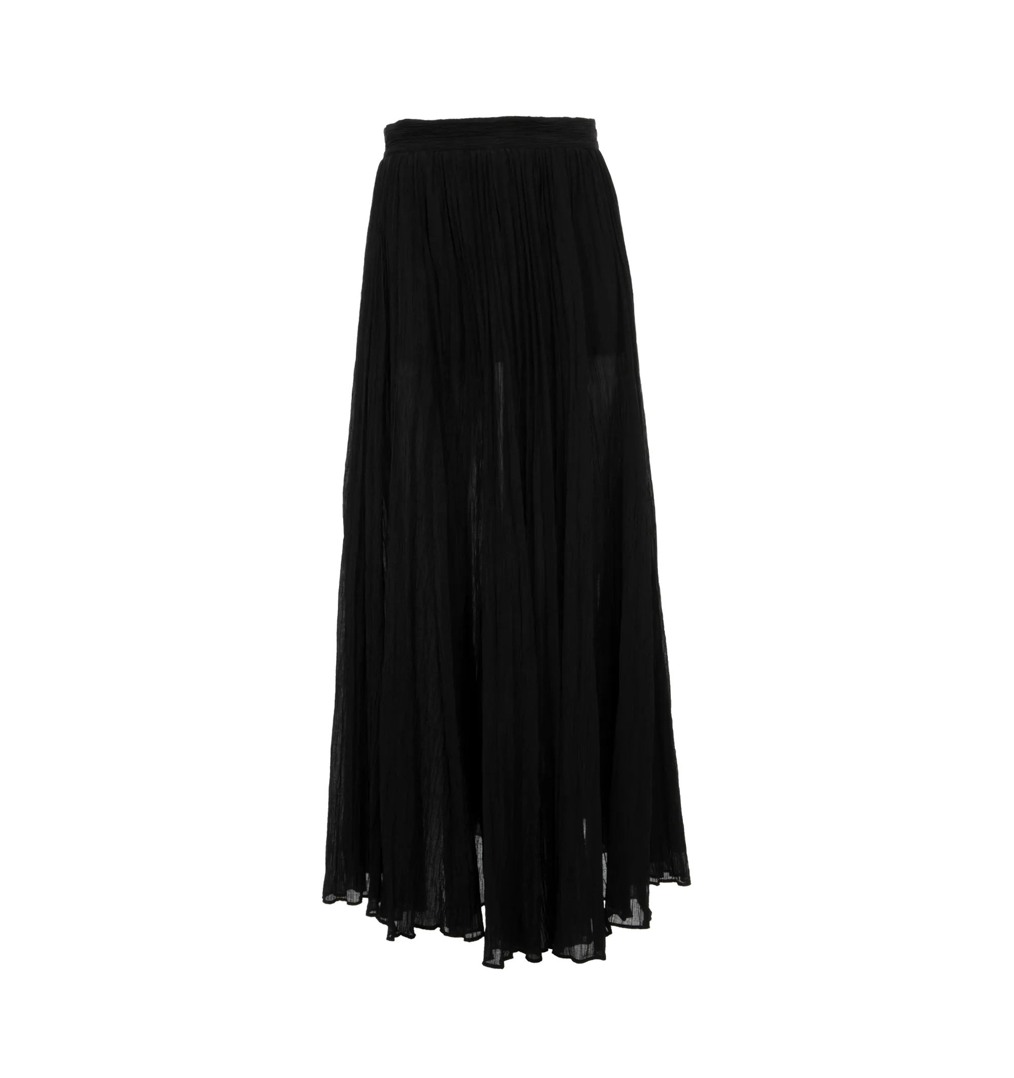 CRINKLED PLISSE SKIRT (WOMENS)