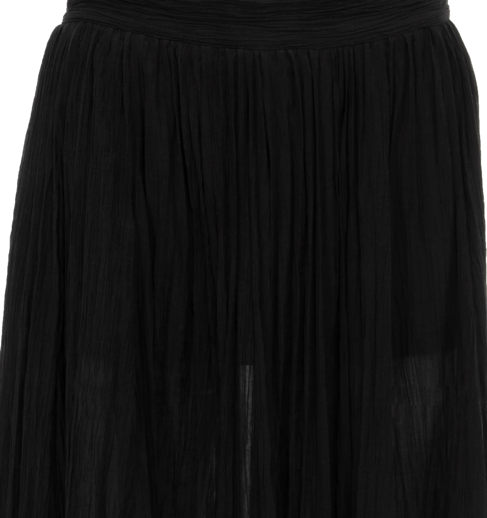 CRINKLED PLISSE SKIRT (WOMENS)