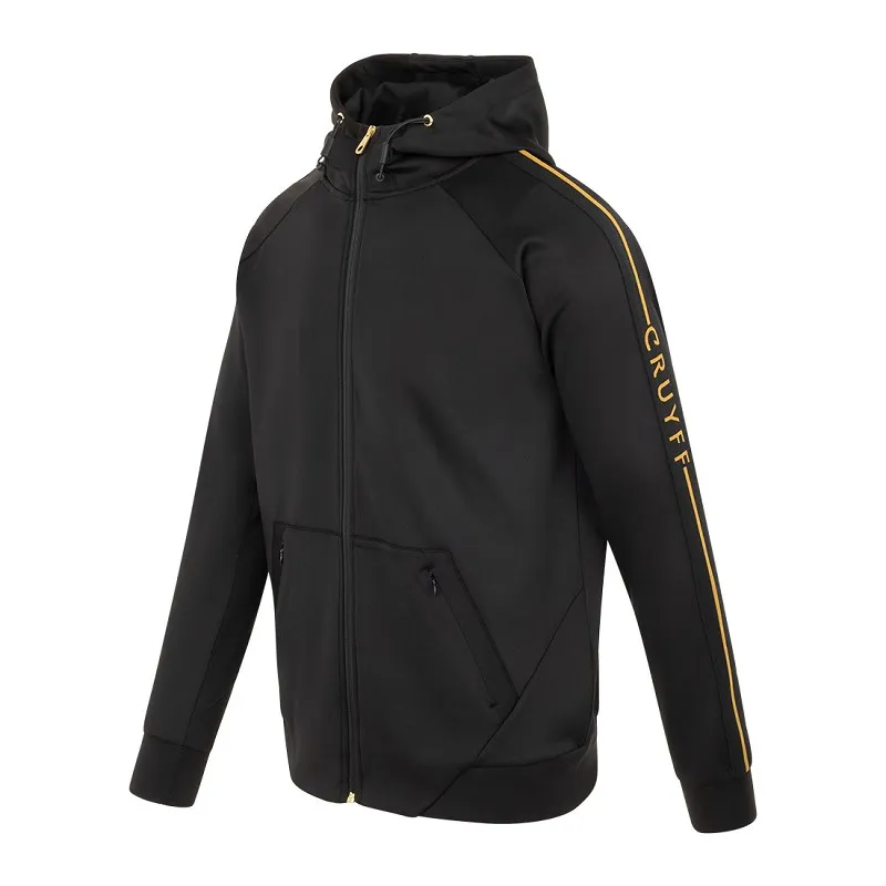 Cruyff - Patron Hooded Track Jacket - Black/ Gold