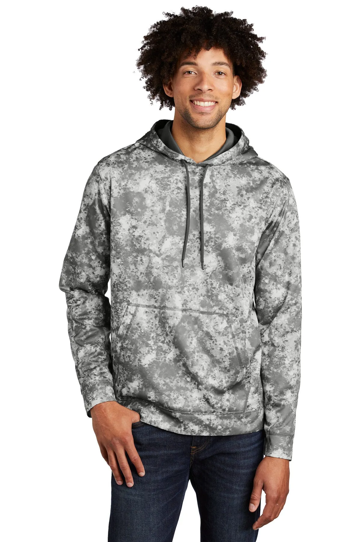 Custom Embroidered - Sport-Tek Sport-Wick Mineral Freeze Fleece Hooded Pullover. ST230