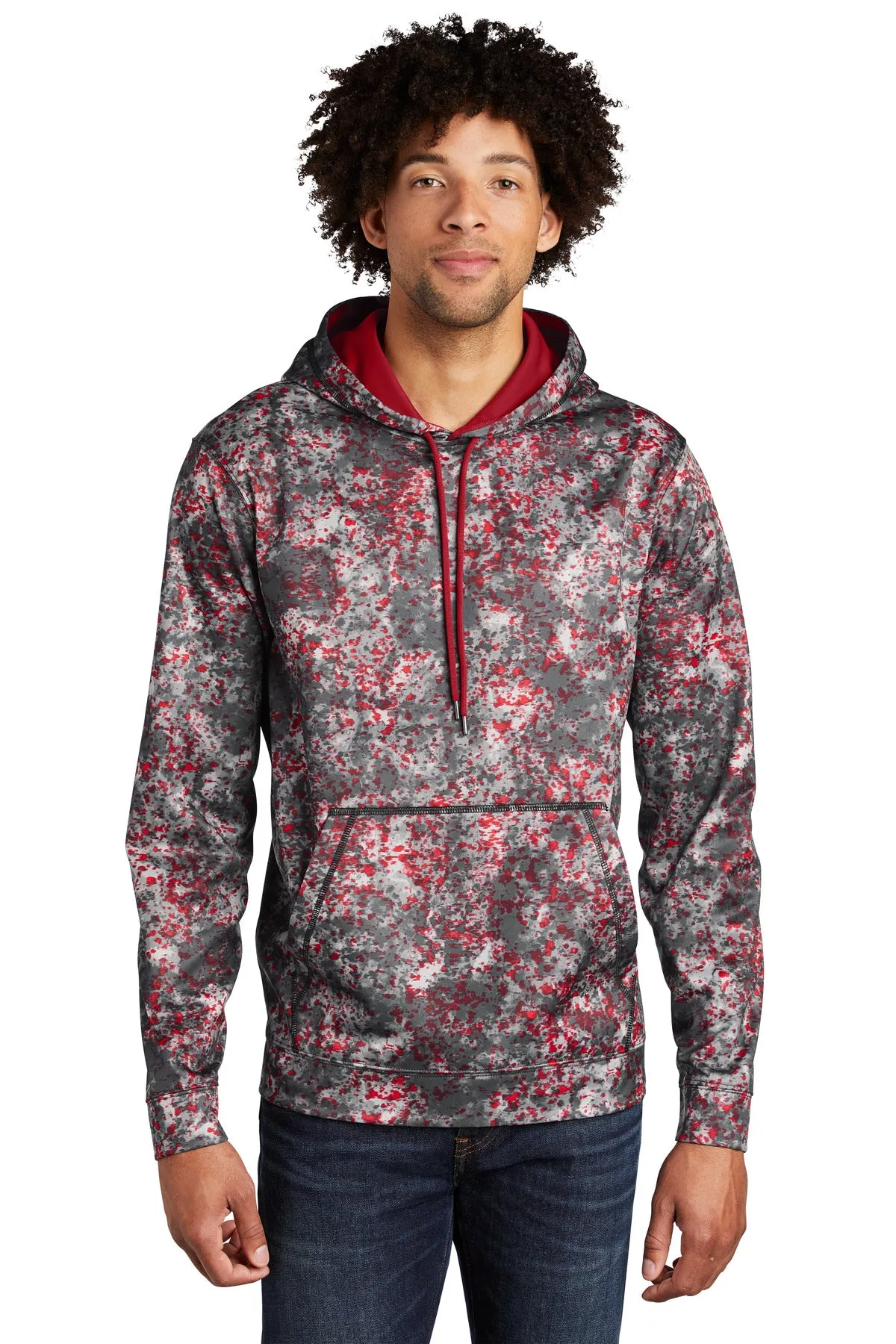 Custom Embroidered - Sport-Tek Sport-Wick Mineral Freeze Fleece Hooded Pullover. ST230